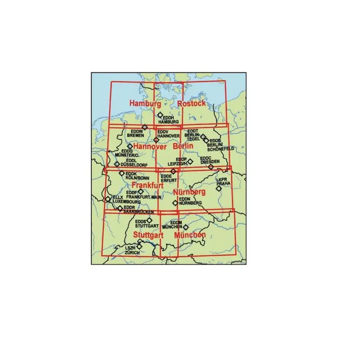 Hovedbilde ICAO Tyskland 2026 komplett (8 kart)
