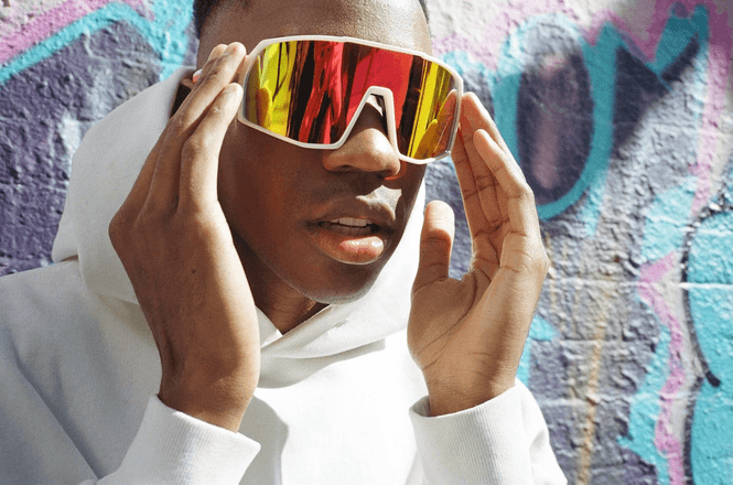 Hovedbilde Blublocker T2 Sunmask Matte White Rainbow Mirror ...