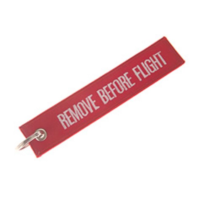 Hovedbilde Nøkkelring Remove before Flight