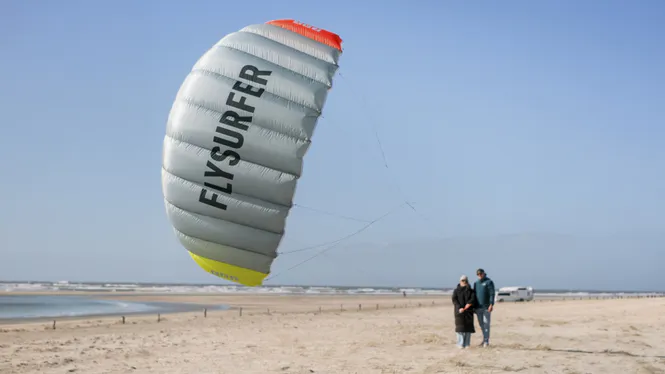 Hovedbilde Flysurfer FOX Trainer kite komplett - nye farger ...